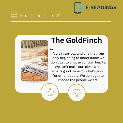 GoldFinch Review by E-Readings,