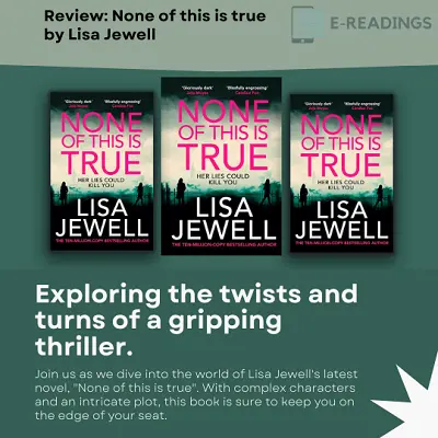 None of This is True by Lisa Jewell